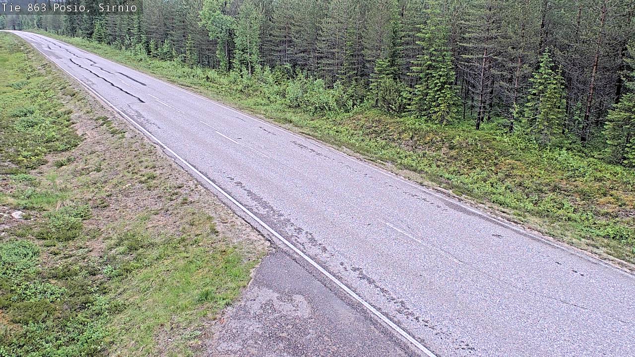 Kelikamerat Kuva Tie 863 Posio, Sirniö, Posio, Lappi
