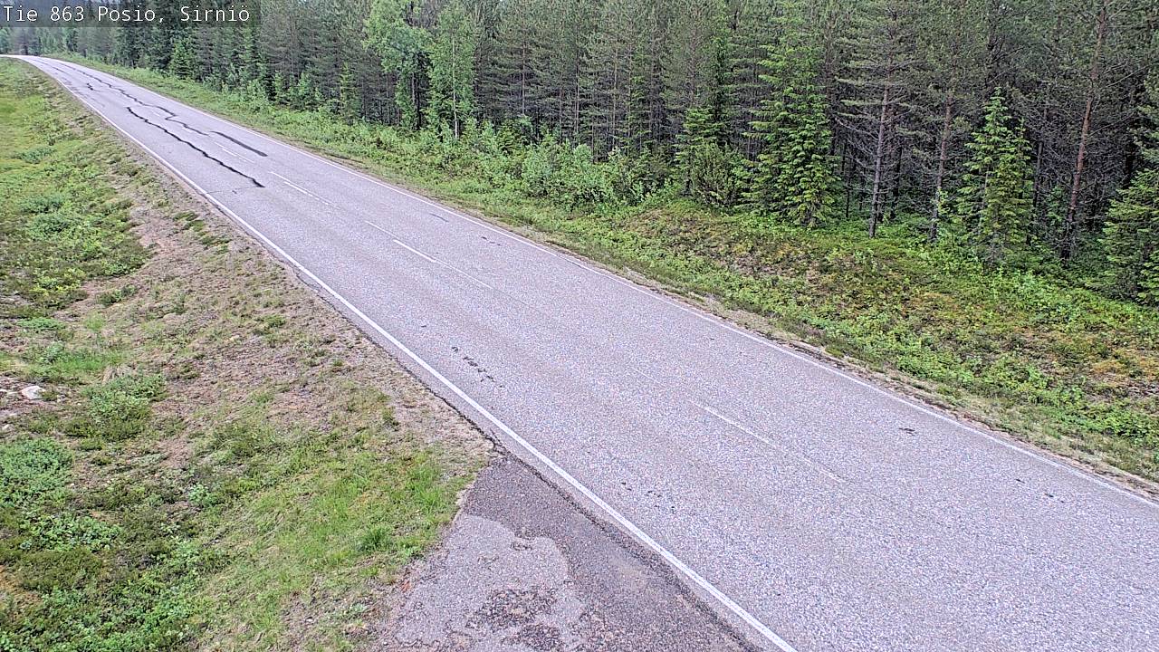 Kelikamerat Kuva Tie 863 Posio, Sirniö, Posio, Lappi