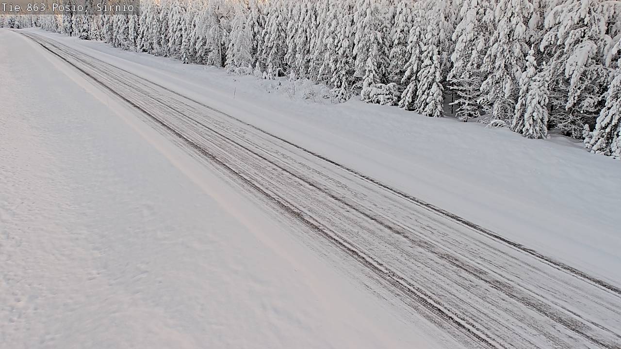 Kelikamerat Kuva Tie 863 Posio, Sirniö, Posio, Lappi