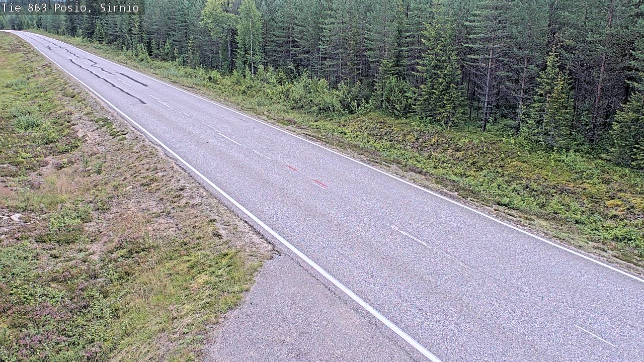 Weather Camera Image Road 863 Posio, Sirniö, Posio, Lappi