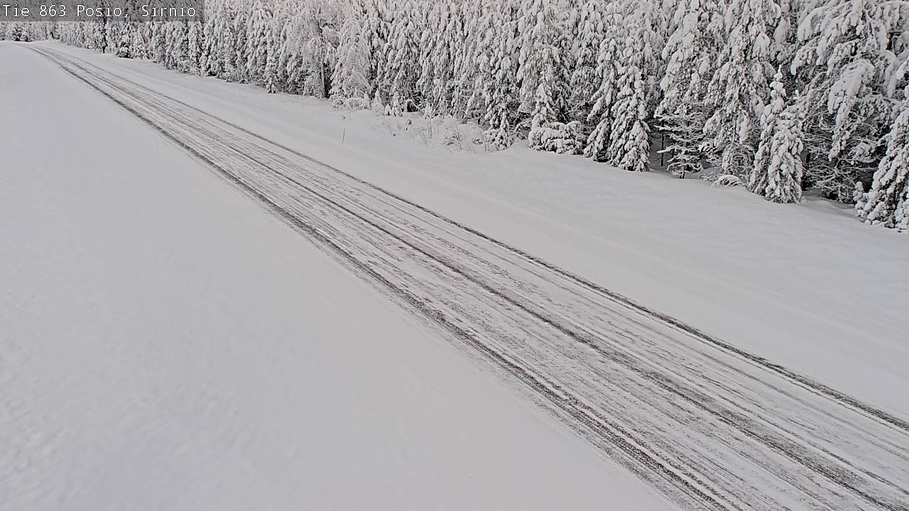 Kelikamerat Kuva Tie 863 Posio, Sirniö, Posio, Lappi