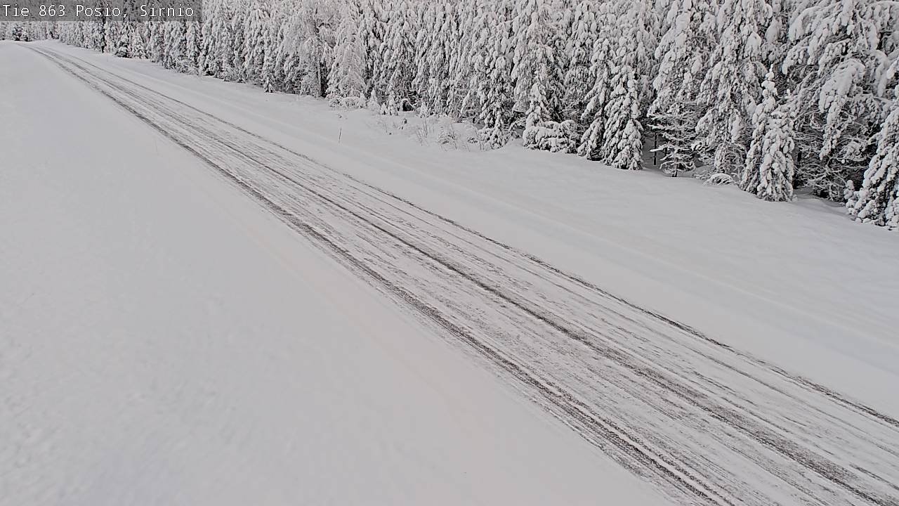 Kelikamerat Kuva Tie 863 Posio, Sirniö, Posio, Lappi