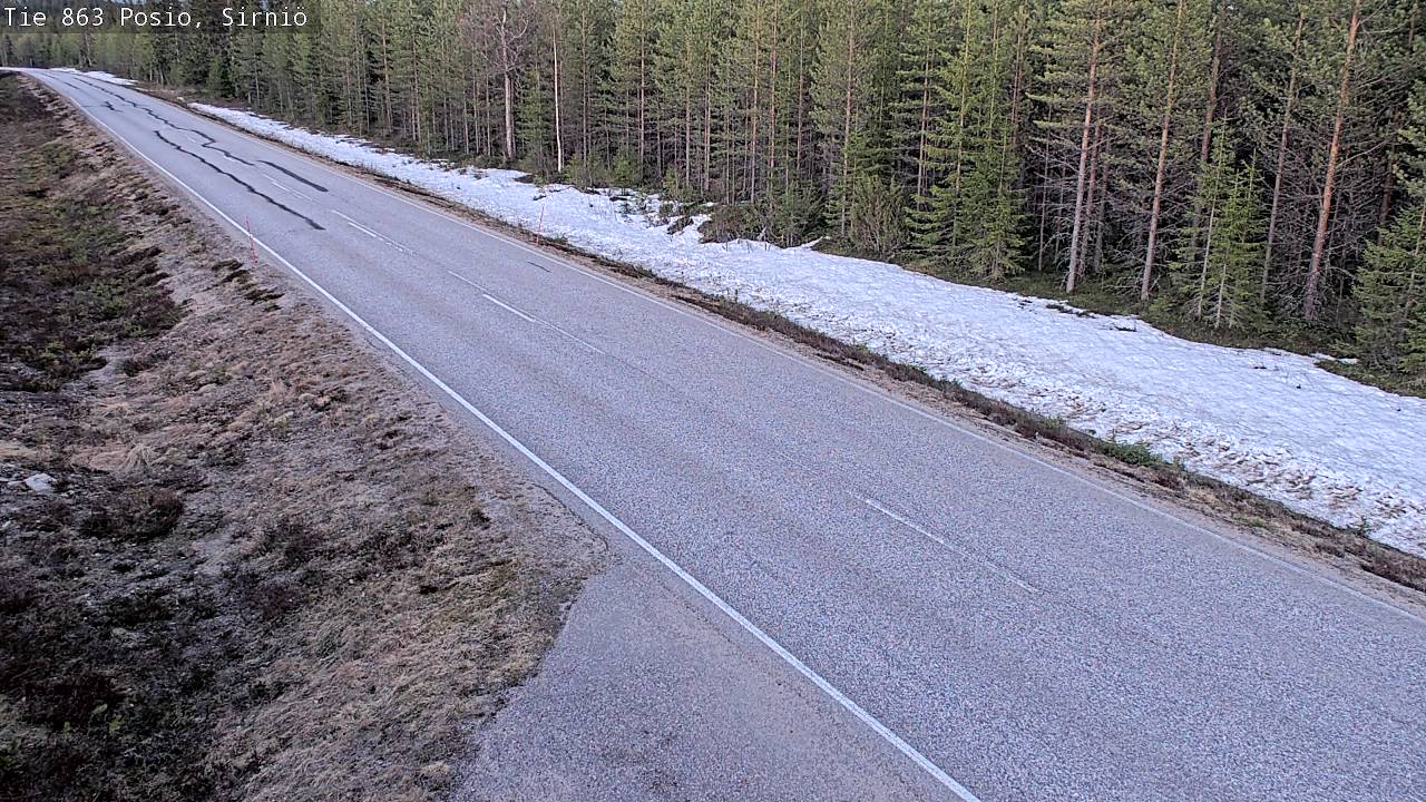 Kelikamerat Kuva Tie 863 Posio, Sirniö, Posio, Lappi