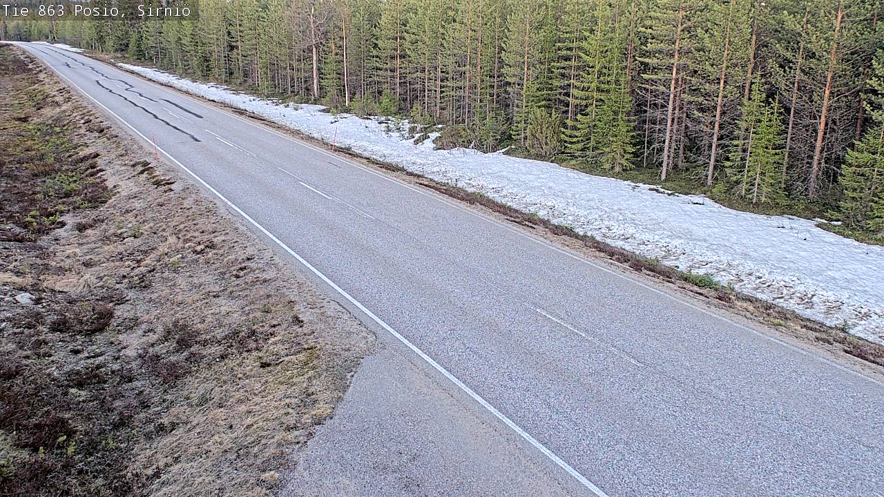 Kelikamerat Kuva Tie 863 Posio, Sirniö, Posio, Lappi