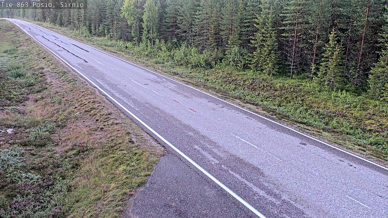Kelikamerat Kuva Tie 863 Posio, Sirniö, Posio, Lappi