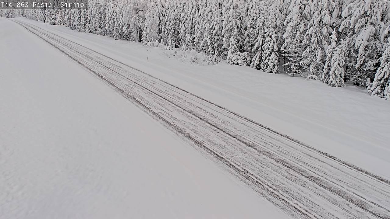 Kelikamerat Kuva Tie 863 Posio, Sirniö, Posio, Lappi