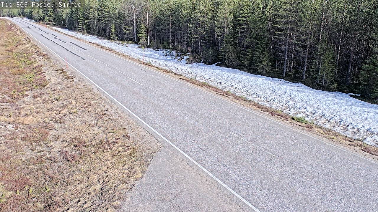 Kelikamerat Kuva Tie 863 Posio, Sirniö, Posio, Lappi