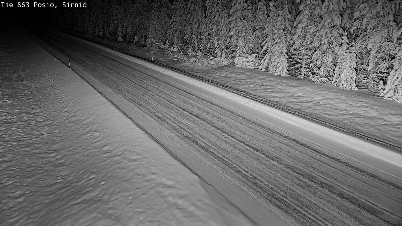 Kelikamerat Kuva Tie 863 Posio, Sirniö, Posio, Lappi