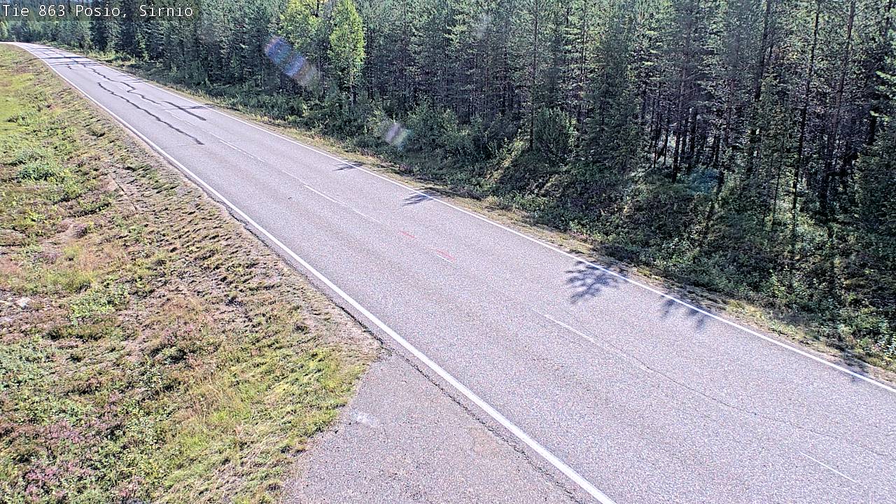 Kelikamerat Kuva Tie 863 Posio, Sirniö, Posio, Lappi