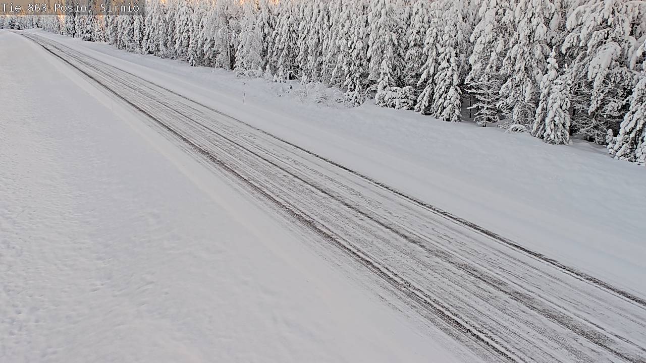 Kelikamerat Kuva Tie 863 Posio, Sirniö, Posio, Lappi