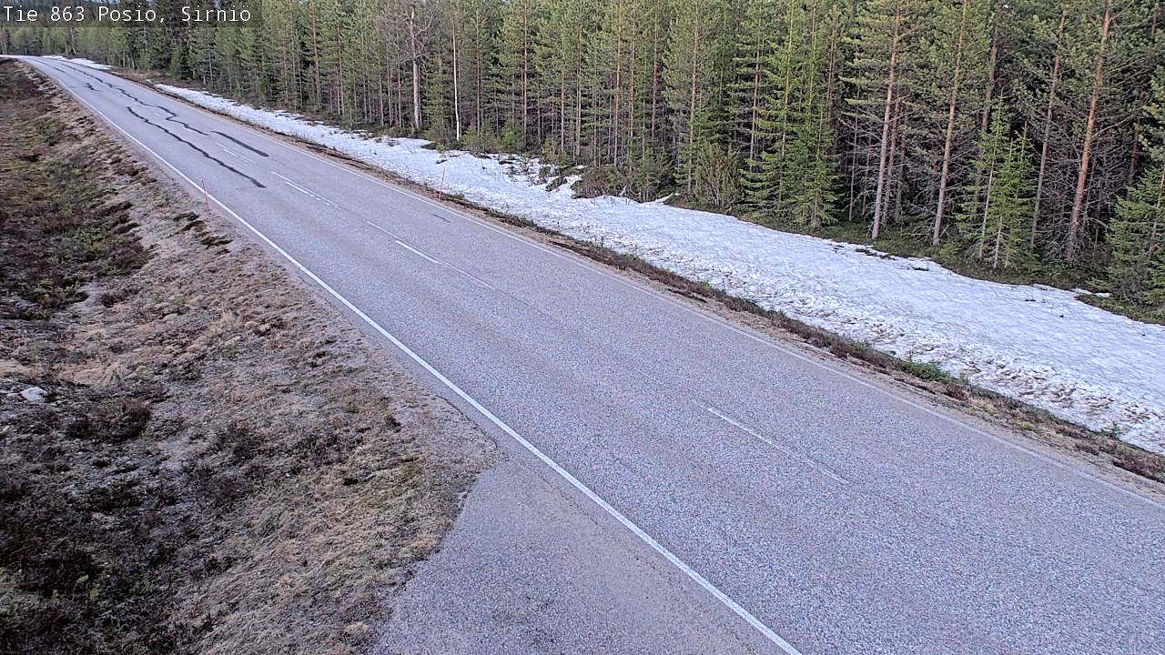 Kelikamerat Kuva Tie 863 Posio, Sirniö, Posio, Lappi