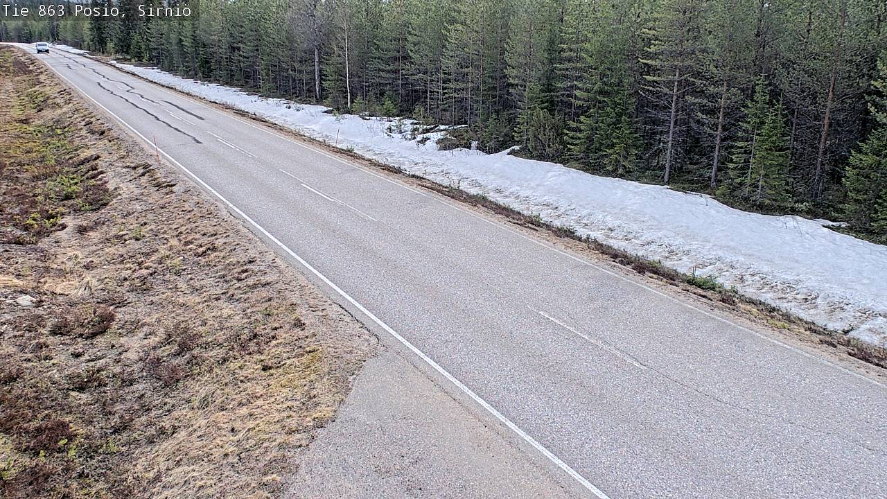 Kelikamerat Kuva Tie 863 Posio, Sirniö, Posio, Lappi