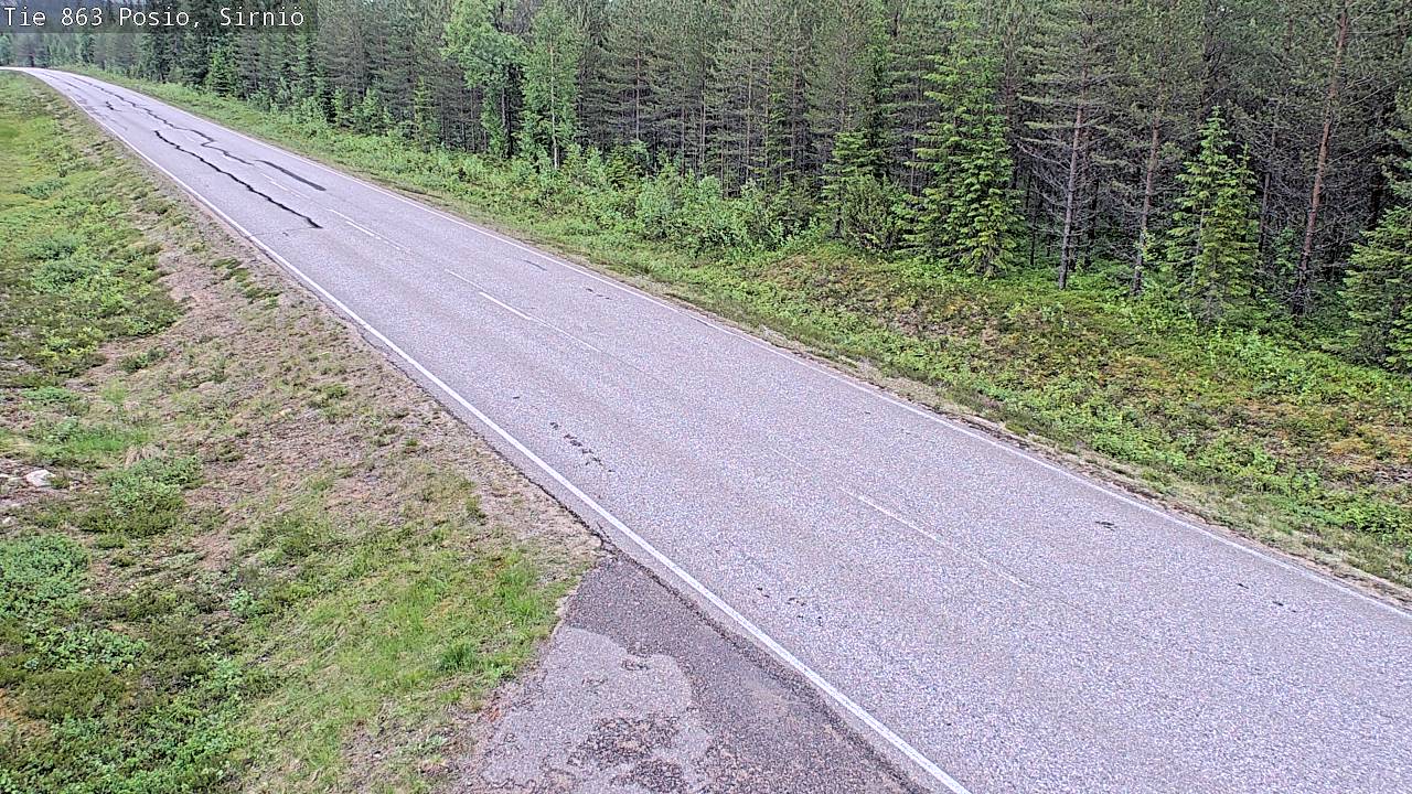 Kelikamerat Kuva Tie 863 Posio, Sirniö, Posio, Lappi