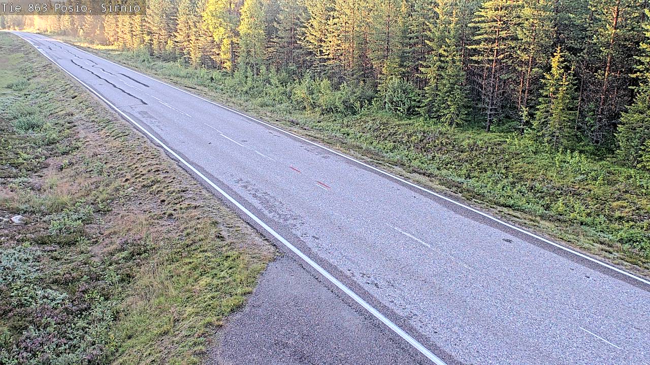 Kelikamerat Kuva Tie 863 Posio, Sirniö, Posio, Lappi