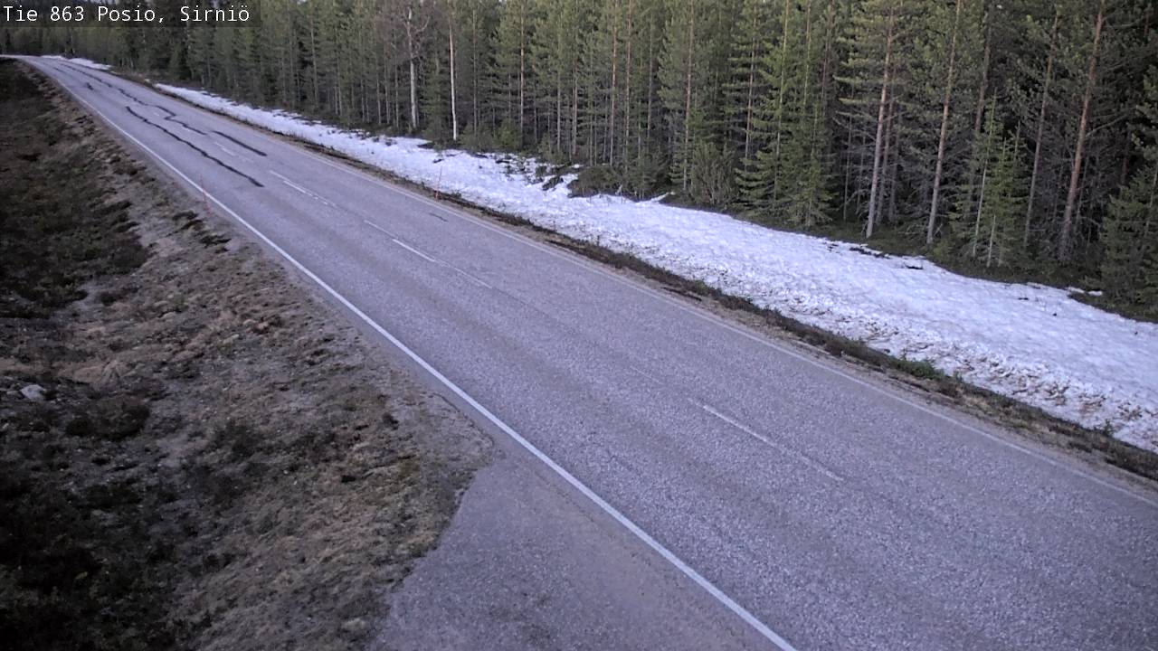Kelikamerat Kuva Tie 863 Posio, Sirniö, Posio, Lappi