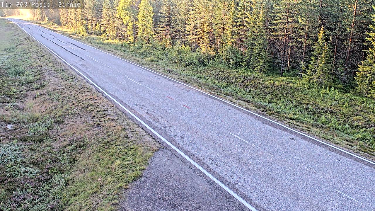 Kelikamerat Kuva Tie 863 Posio, Sirniö, Posio, Lappi
