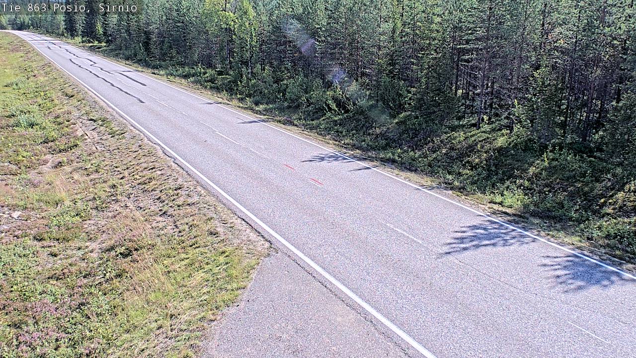 Weather Camera Image Road 863 Posio, Sirniö, Posio, Lappi