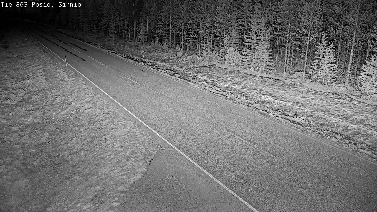 Weather Camera Image Road 863 Posio, Sirniö, Posio, Lappi