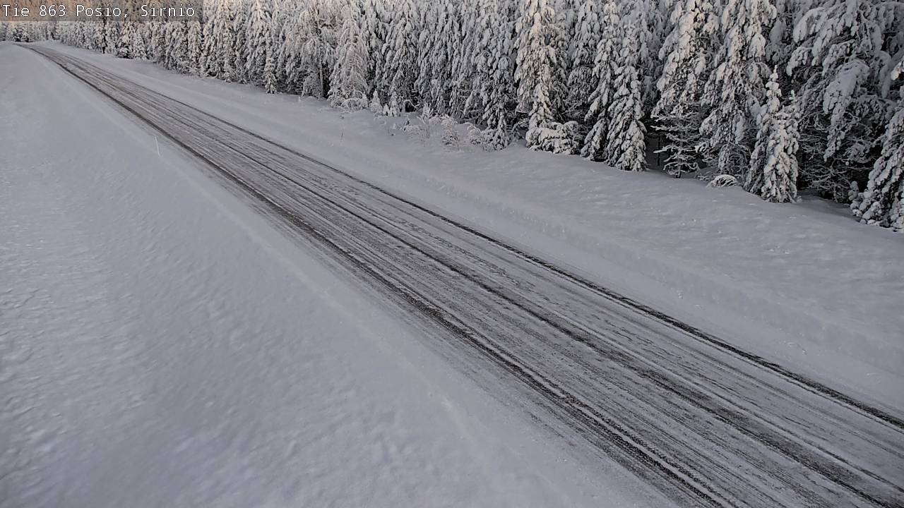Weather Camera Image Väg 863 Posio, Sirniö, Posio, Lappi