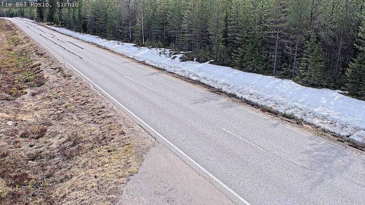 Kelikamerat Kuva Tie 863 Posio, Sirniö, Posio, Lappi
