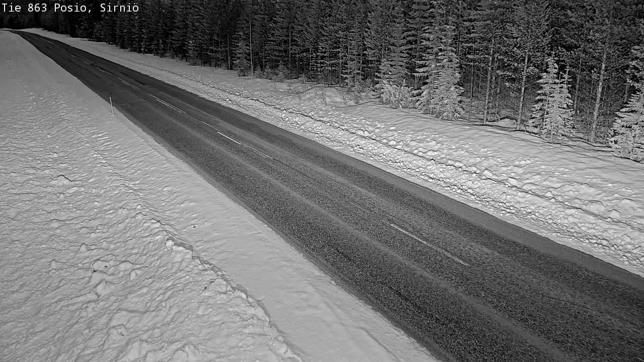 Kelikamerat Kuva Tie 863 Posio, Sirniö, Posio, Lappi