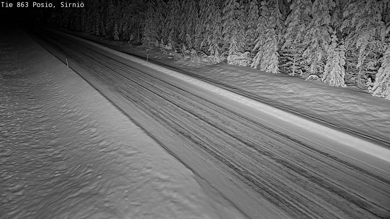 Kelikamerat Kuva Tie 863 Posio, Sirniö, Posio, Lappi