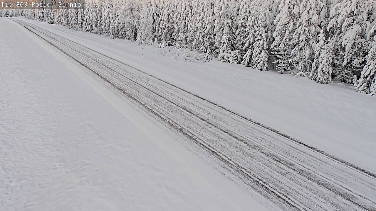 Kelikamerat Kuva Tie 863 Posio, Sirniö, Posio, Lappi
