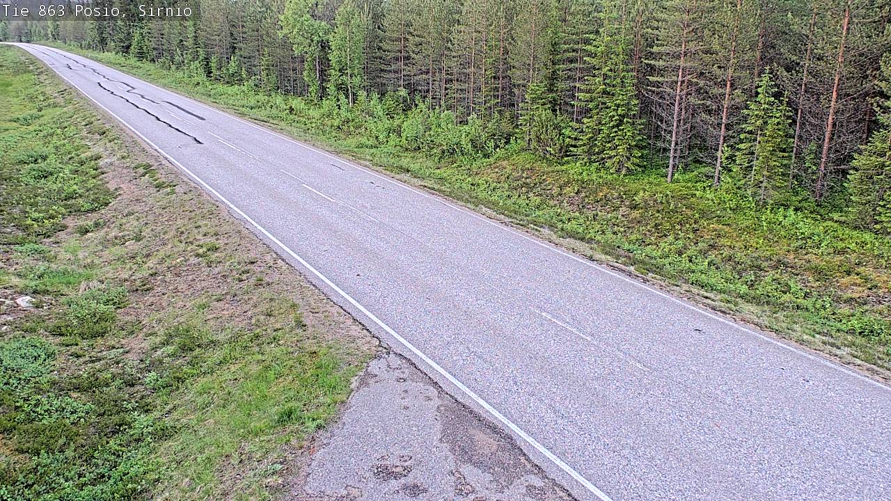 Kelikamerat Kuva Tie 863 Posio, Sirniö, Posio, Lappi