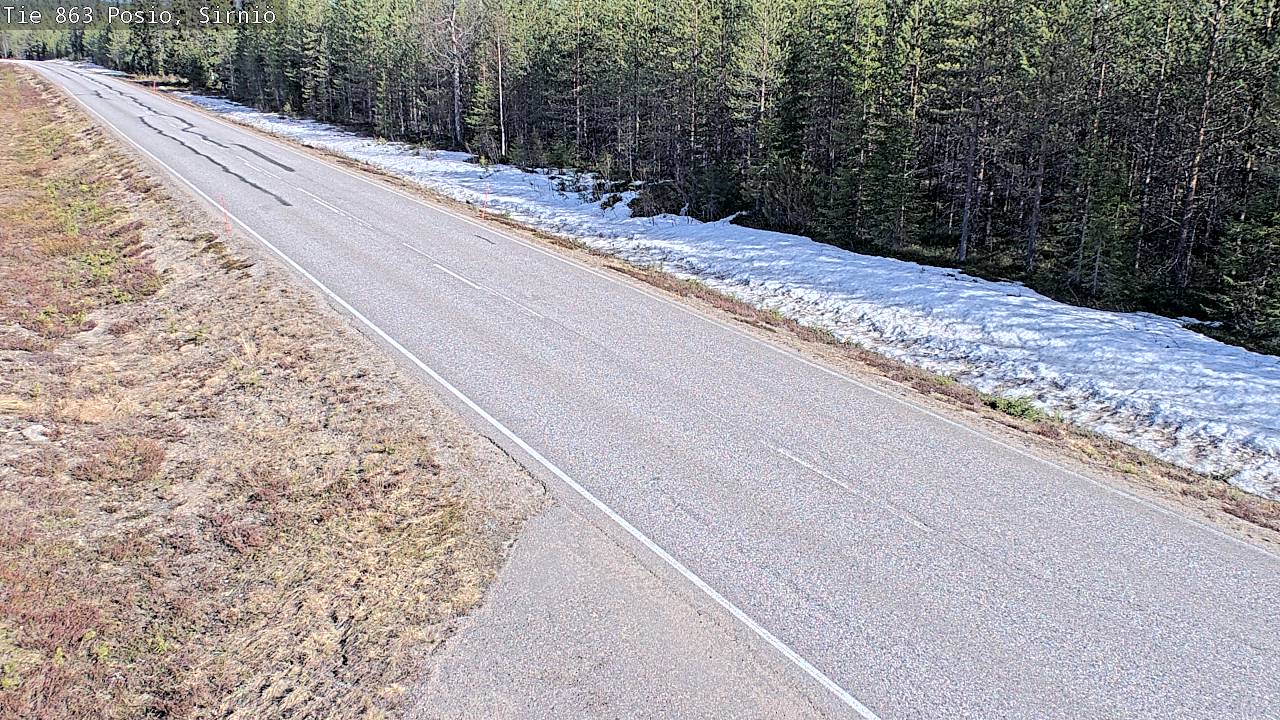 Kelikamerat Kuva Tie 863 Posio, Sirniö, Posio, Lappi
