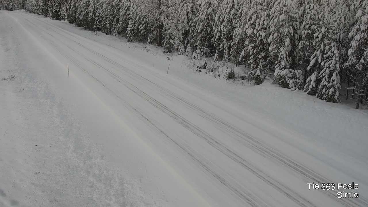 Weather Camera Image Väg 863 Posio, Sirniö, Posio, Lappi