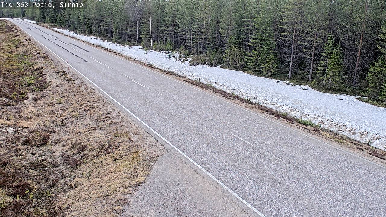 Weather Camera Image Road 863 Posio, Sirniö, Posio, Lappi