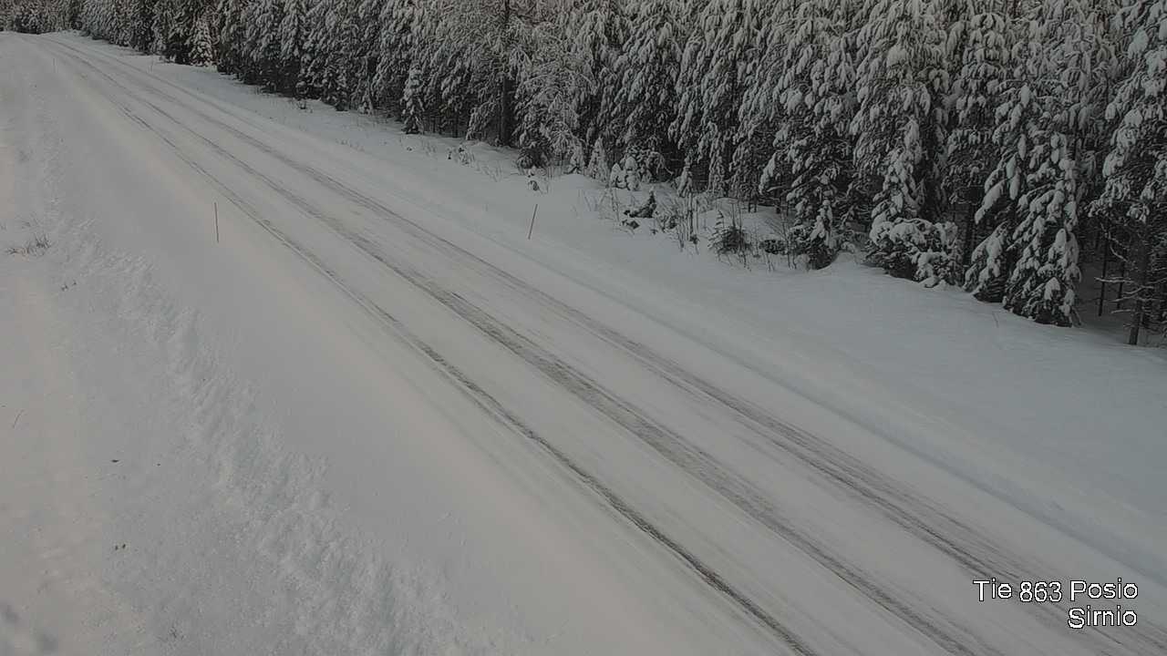 Weather Camera Image Väg 863 Posio, Sirniö, Posio, Lappi