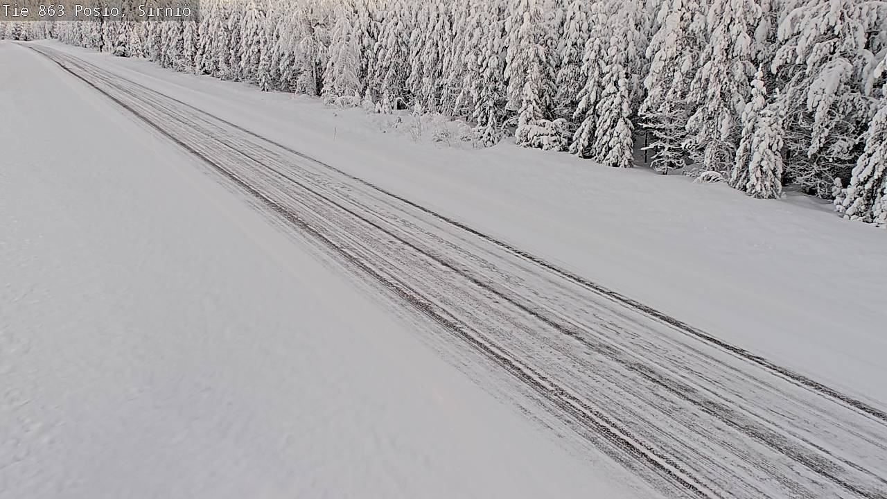 Weather Camera Image Väg 863 Posio, Sirniö, Posio, Lappi