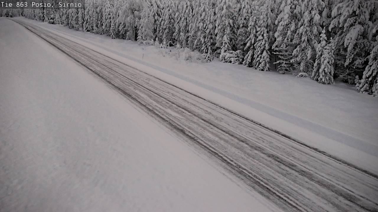 Kelikamerat Kuva Tie 863 Posio, Sirniö, Posio, Lappi