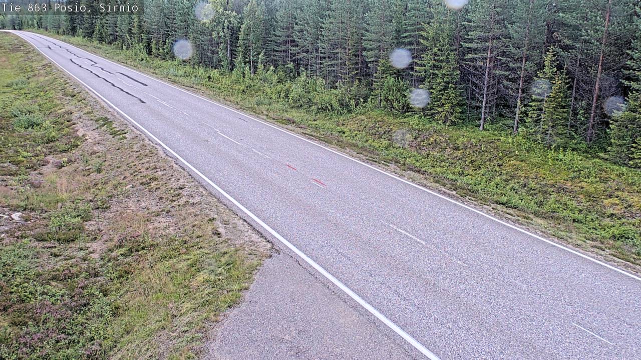 Kelikamerat Kuva Tie 863 Posio, Sirniö, Posio, Lappi