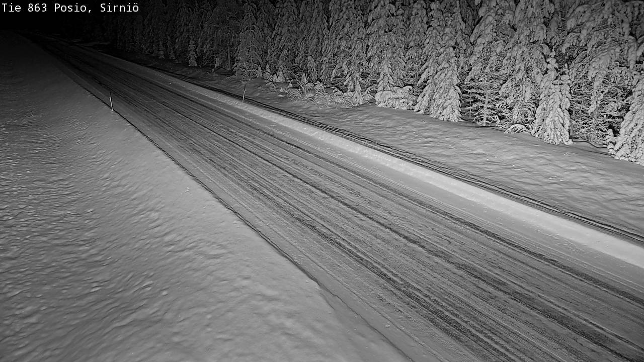 Weather Camera Image Road 863 Posio, Sirniö, Posio, Lappi
