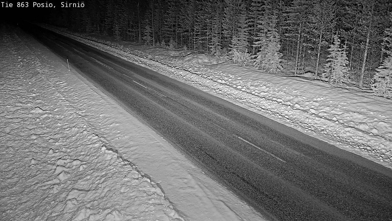 Kelikamerat Kuva Tie 863 Posio, Sirniö, Posio, Lappi