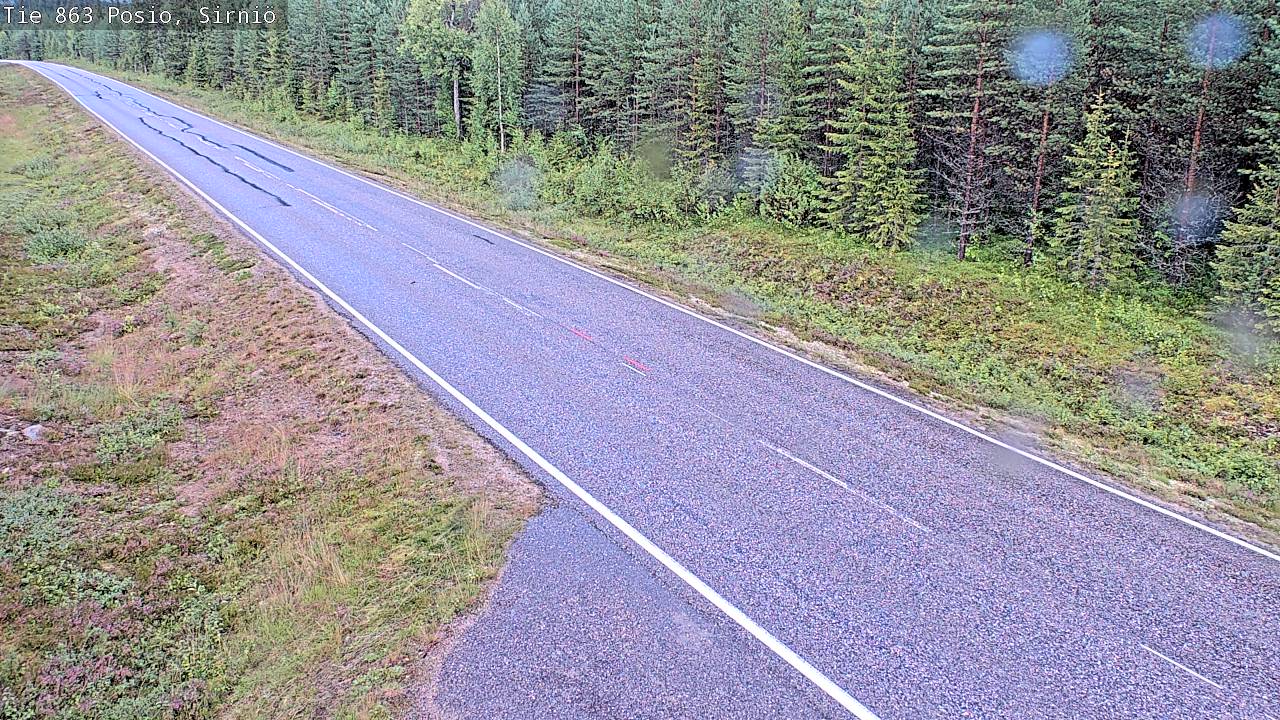 Kelikamerat Kuva Tie 863 Posio, Sirniö, Posio, Lappi