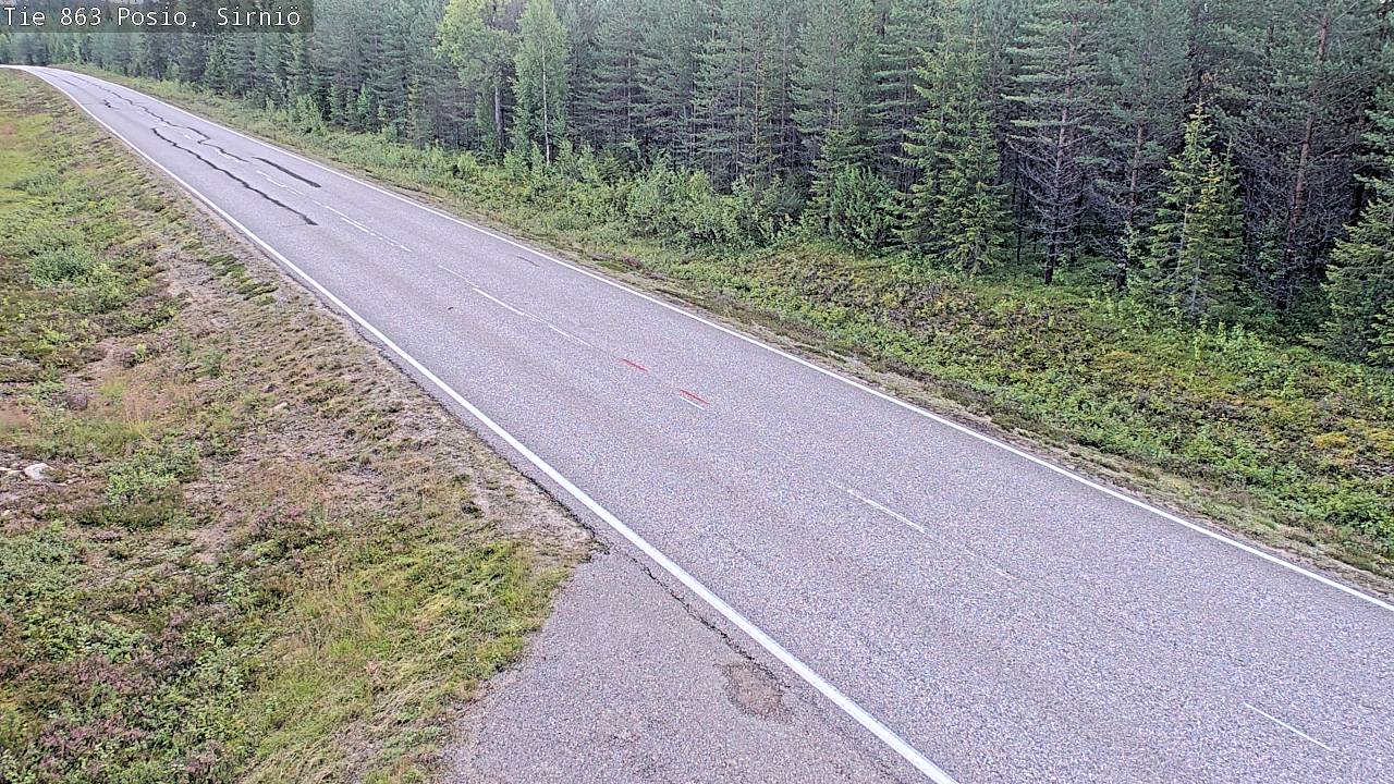 Kelikamerat Kuva Tie 863 Posio, Sirniö, Posio, Lappi