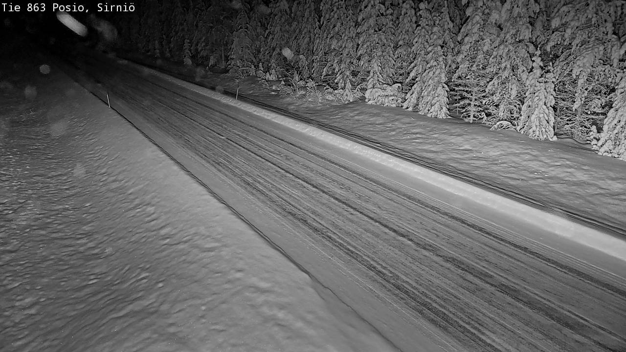 Kelikamerat Kuva Tie 863 Posio, Sirniö, Posio, Lappi