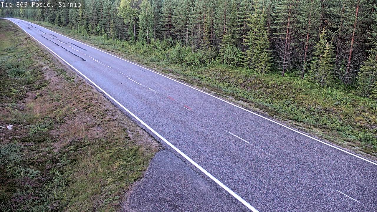 Kelikamerat Kuva Tie 863 Posio, Sirniö, Posio, Lappi