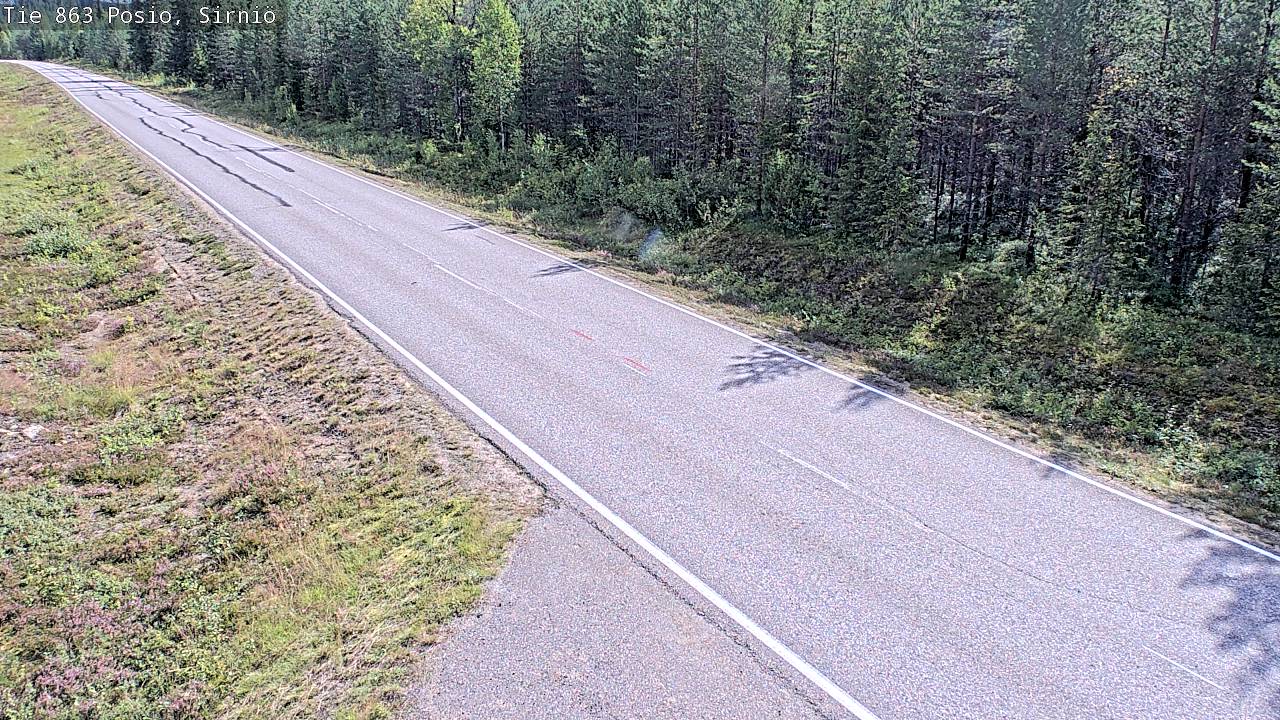 Kelikamerat Kuva Tie 863 Posio, Sirniö, Posio, Lappi