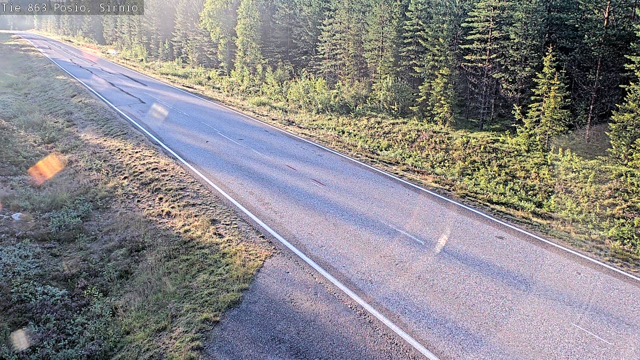 Kelikamerat Kuva Tie 863 Posio, Sirniö, Posio, Lappi