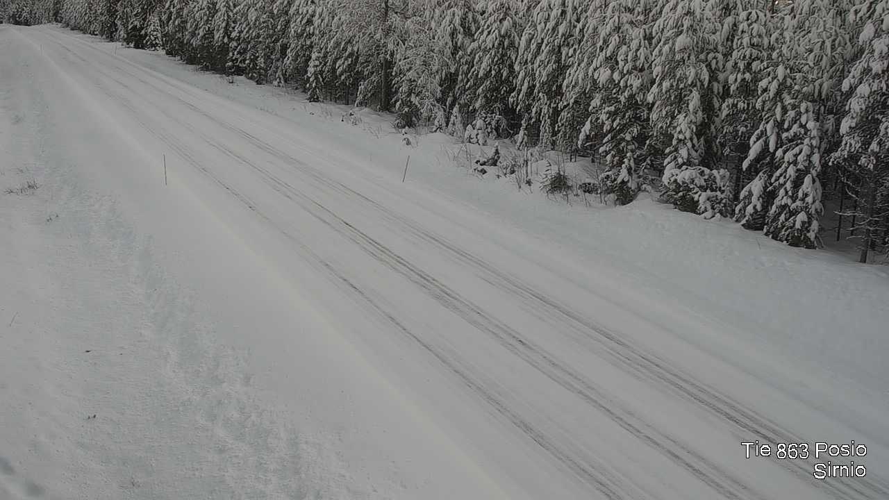 Weather Camera Image Väg 863 Posio, Sirniö, Posio, Lappi