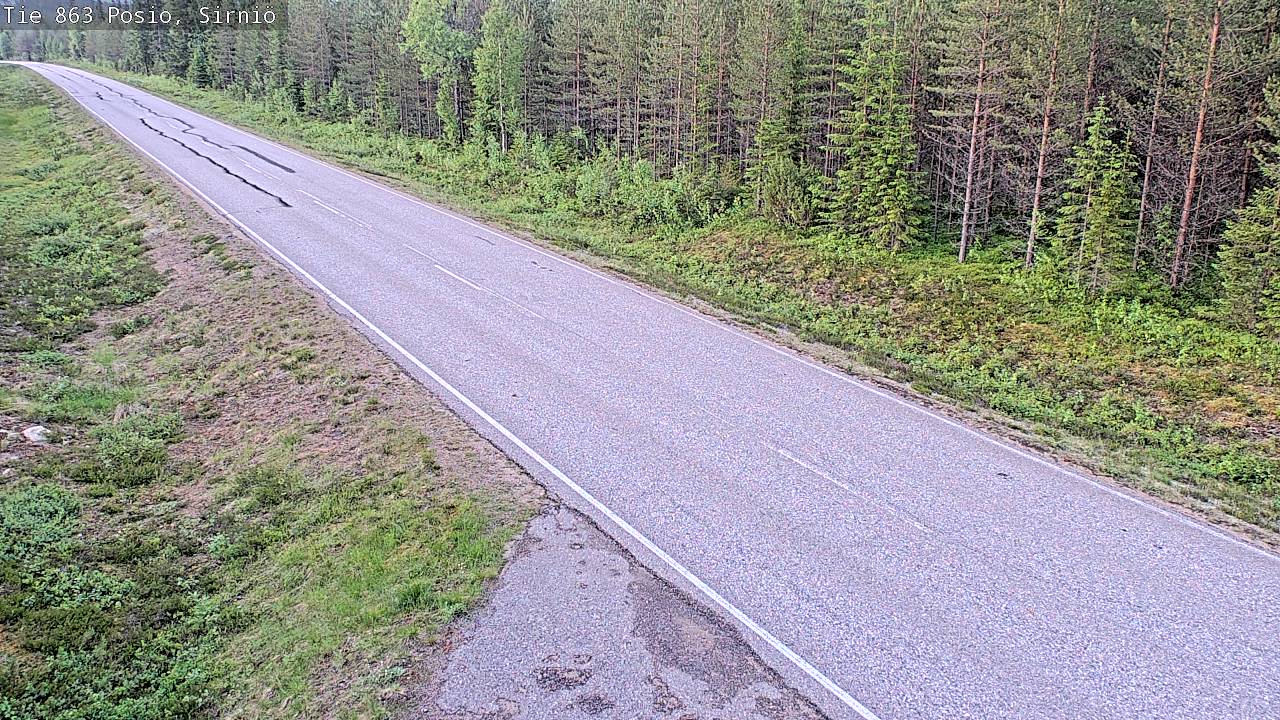 Kelikamerat Kuva Tie 863 Posio, Sirniö, Posio, Lappi