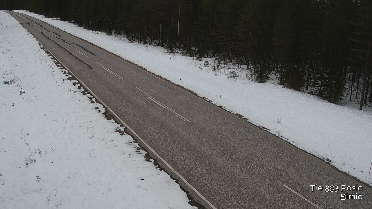 Kelikamerat Kuva Tie 863 Posio, Sirniö, Posio, Lappi