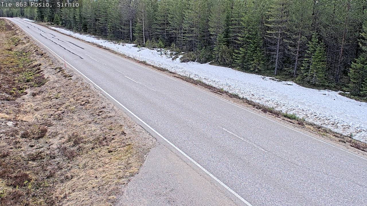 Weather Camera Image Road 863 Posio, Sirniö, Posio, Lappi