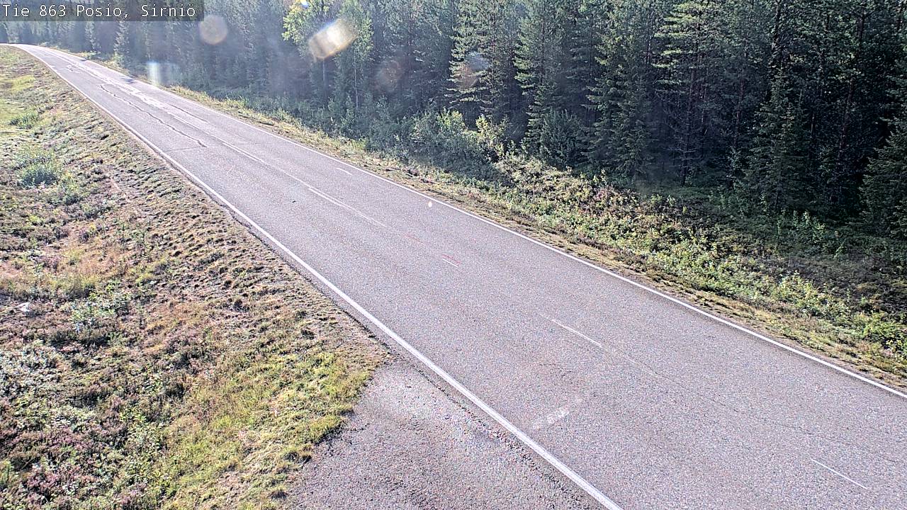 Kelikamerat Kuva Tie 863 Posio, Sirniö, Posio, Lappi
