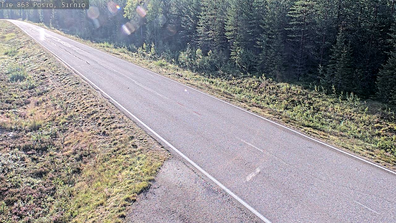 Kelikamerat Kuva Tie 863 Posio, Sirniö, Posio, Lappi