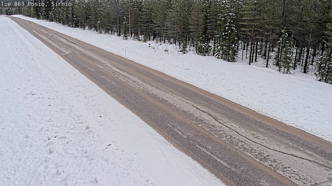 Weather Camera Image Road 863 Posio, Sirniö, Posio, Lappi